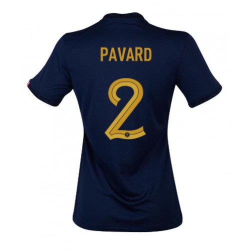 Fotbalové Dres Francie Benjamin Pavard #2 Dámské Domácí MS 2022 Krátký Rukáv